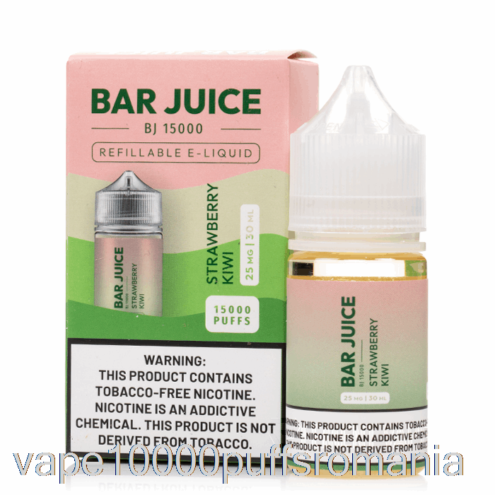 Vape Romania Capsuni Kiwi - Baton Suc - 30ml 50mg